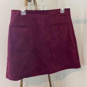 Loft NWT Suede Skirt Size 12